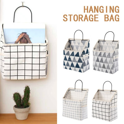 

Multifunction Bedside Sofa Organizer Bag Storage Bag Holder Bedside Book Bag Hanging Sundries Organizer Dormitory Storage Bag