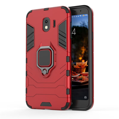 

Car Holder Stand Case For Samsung Galaxy J4 2018 Back Cover Magnetic Bracket Finger Ring Celulars Fecoprior