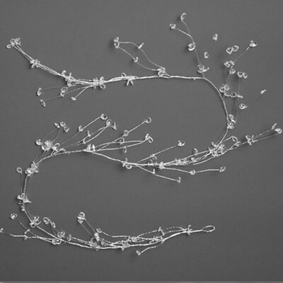 

13m Crystal Water Drop Beaded Branch String Acrylic Bead Aluminum Wire Wedding Decor