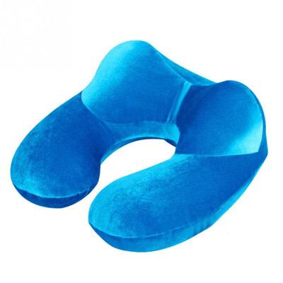 

U-Shape Travel Pillow for Airplane Inflatable Neck Pillow Travel Accessories 4Colors Comfortable Pillows for Sleep Home Textile