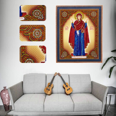 

Toponeto Special Shaped Diamond Painting DIY 5D Partial Drill Cross Stitch Kits Crystal R
