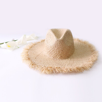 

Spring&Summer New Korean Jazz Straw Hat Leisure Fashion Hat Ladies Sunscreen Sunshade Hat Beach Hat Wholesale