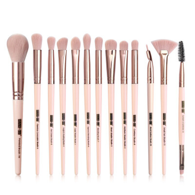 

13pcs Loose Powder Eyelash Eyeshadow Eyebrow Brush Lip Brush Cosmetic Brush Kit Eye Makeup Brush Set