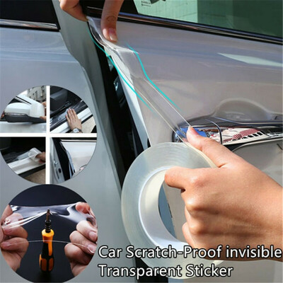 

Car Transparent Film Protector Door Edge Protection Anti Scratch Wrap Sticker US