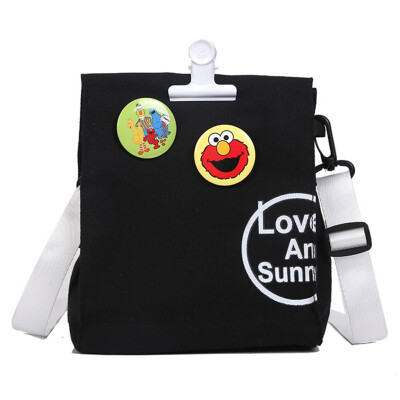 

Multi-Color Durable Sturdy Cute Womens Canvas Slant Bag Single Shoulder Bag