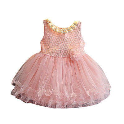 

Children Summer Girls Cotton Cute Lace Stitching Bottoming Sleeveless Sweet Princess Dress 2-7T