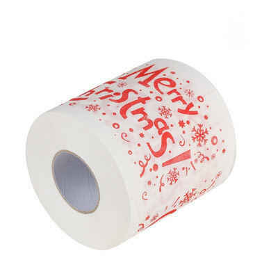 

JPGIF Home Santa Claus Bath Toilet Roll Paper Christmas Supplies Xmas Decor Tissue A