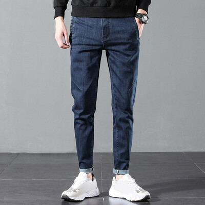 

Gobestart Mens New Fashion Casual Solid Straight Trousers Slim Jeans Long Pants