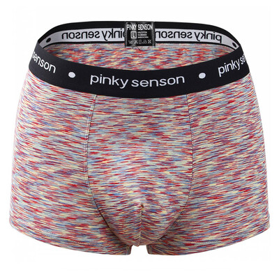 

Tailored Mens Sexy Underwear Transparent Through Shorts Hot Stripe Print Underpants