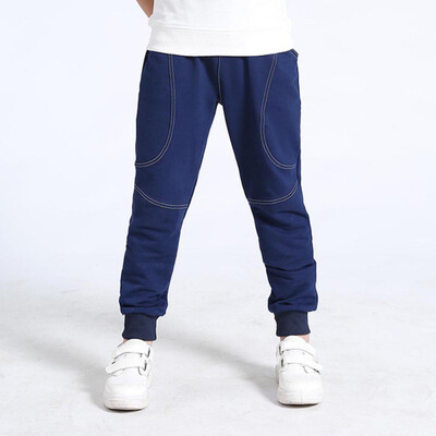 

New Baby Boys Spring Autumn Elastic Solid Thin Long Clothing Pants High Quality Kids Children Soft Cotton Straight Fashion Pants