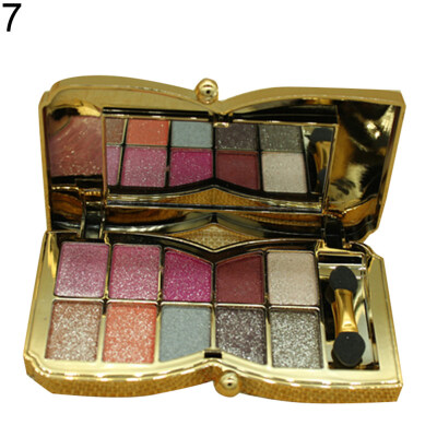 

10 Colors Brightening Eyeshadow Palette Smokey Shimmers Powder Smooth Makeup