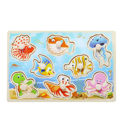 

Siaonvr Childrens Puzzle Grasp Board Puzzle Birthday Boy Girl Educational Toy