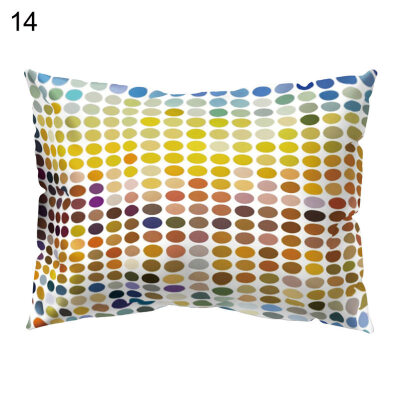 

Dot Triangle Geometric Pattern Pillow Cover Cushion Case Car Sofa Hotel Decor
