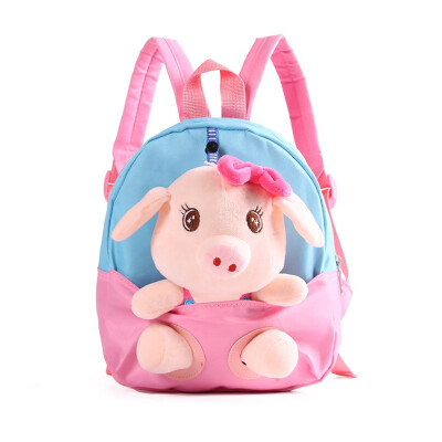 

Cute Baby Bag New Anti-lost Childrens Backpack Cute Plush Pig Childrens Backpack