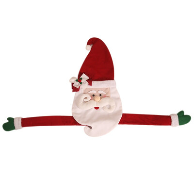 

Ornaments Winter Supplies Christmas Tree Toppers Snowman Santa Claus Hugger Hat Poseable Arms Holiday Decorations