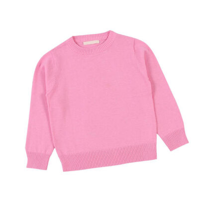 

New Children Kids Autumn Baby Boy Girl Candy Color Cotton Sweater Casual Pullovers Outerwear Coat Clothes