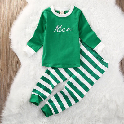 

Toddler Kid Baby Boy Girl Christmas Xmas Sleepwear Nightwear Pajamas Set