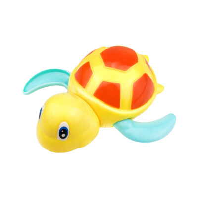 

Cute Bath Toy 0-4T Clockwork Dabbling Swimming Turtle Childrens Bathroom Bathing Water Toys