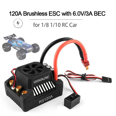 

GoolRC 120A Brushless ESC Electric Speed Controller 60V3A BEC for 18 110 RC Car