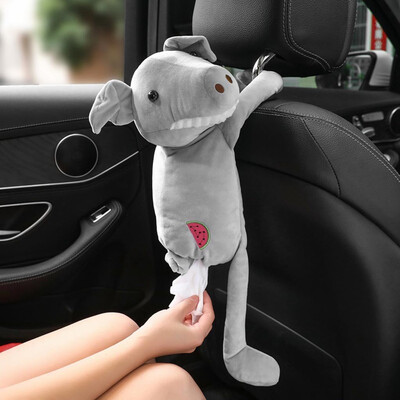 

Toponeto Creative Car Tissue Box Cartoon Multi-Function Home Car Tissue Organizer Tissue