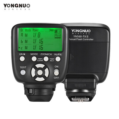 

YONGNUO YN560-TX II Manual Flash Trigger Remote Controller LCD Transmitter for Nikon DSLR Camera to YN560IIIYN560IVYN660YN968N