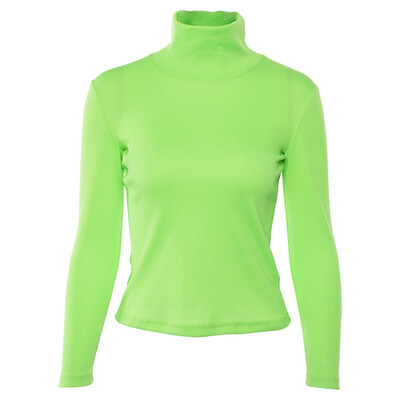 

Women Fashion Rib Knitted Sweater Turtleneck Long Sleeve Sweaters Pullovers Autumn&Winter Casual Solid Warm Slim Sweater