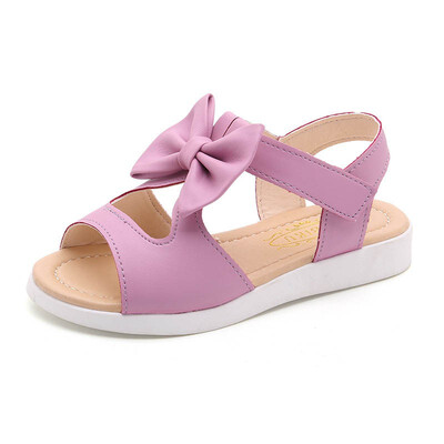 

PU Sandals Bow Baby Shoes Fashion Summer PU Bow Baby Girl Sandals 2018 New Beach Sandals For Girls
