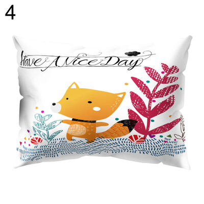

Cartoon Bear Rabbit Throw Pillow Protector Case Cushion Cover Bedding Articles