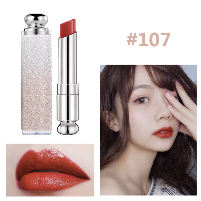 

rainbow flash glitter tube matte nude lipstick moisturizing long lasting sexy red pink lipstick pencil