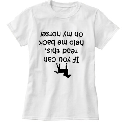 

My Horse Letter Print Crew Neck Short Sleeve T-Shirt Women Summer Casual Tee Top