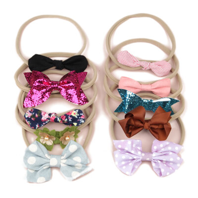 

New 10Pcs Baby Cute Girls Rabbit Ears Design Headband Headwear Apparel Photography Prop Party Gift