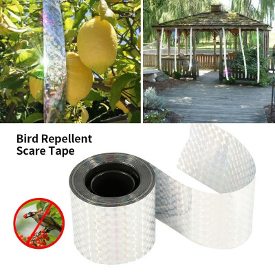 

Willstar Bird Repellent Scare Tape Double-sided Reflective Scare Bird Tape Bird Deterrent Tape for Home Garden&Farm