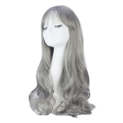 

Gobestart Multi-color Optional Long Loose Wavy Syntheic Wig Curly Full Natural Hair Wigs