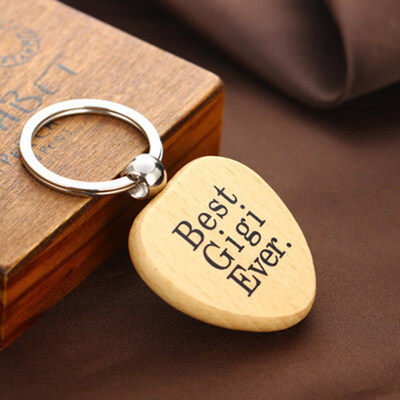 

tag Gift for dad Wood Keychain Key