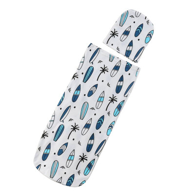 

012Month Baby Sleeping Bag Floral Animal Print With Hats Set Newborn Anti-kick Sleeping Bags Knotted Cap New