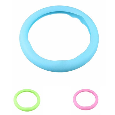 

Factory direct silicone steering wheel cover four seasons universal luminous fluorescent car steering wheel cover green