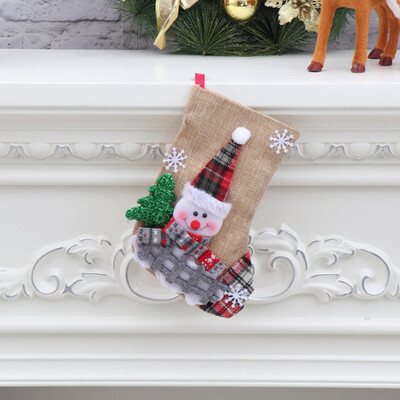 

〖Follure〗Christmas Candy Gift Bag Decoration Props Santa Elk Socks