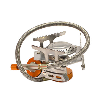 

Portable Stainless Steel Burner Folding Camp Stove BBQ Outdoor Cooking Camping Picnic Oven Furnace Cooker