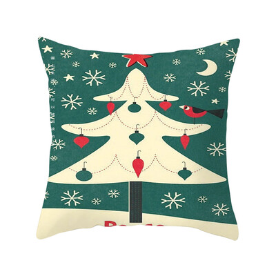 

Tailored Merry Christmas Soft Peach skin Throw Pillow Pillow Cover 45x45cm Home Decor