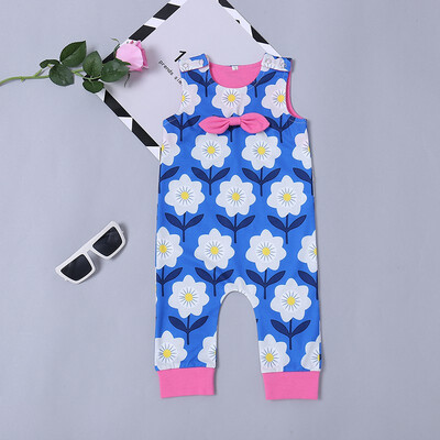 

Newborn Baby Boy Girl Romper Sleeveless Jumpsuit Cartoon Pattern Summer Outfits For 0-24M