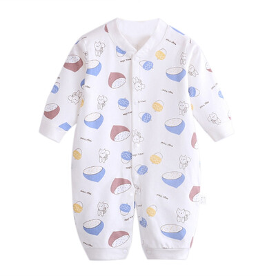 

Newborn Toddler Baby Boys Girls Rompers Funny Letter Cartoon Jumpsuit For Infant Boys Girls Long Sleeve Clothing