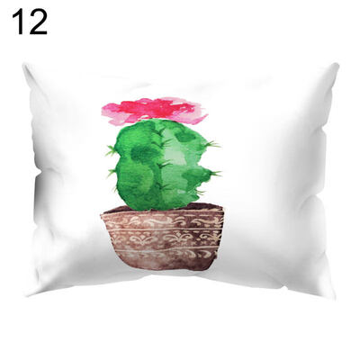 

Fresh Bonsai Plant Square Throw Pillow Case Cushion Cover Sofa Bedding Articles