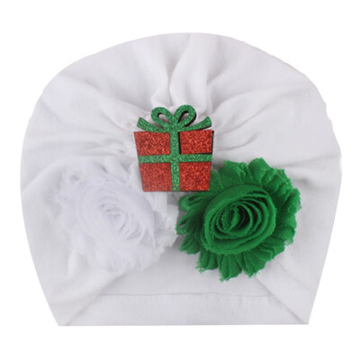 

Baby Girl Winter Hat Autumn Soft Cute Newborn Baby Christmas Cartoon Flower Girls Caps Infant Hat Turban Elastic Cap