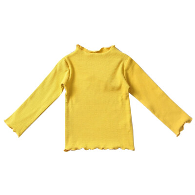 

Autumn Casual Baby Girl T-Shirts Cute Long Sleeve Solid Striped Print T-Shirts Kids Tops T-Shirts Casual Blouse