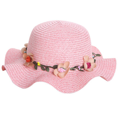 

Womens Sun Hat Handmade Straw Wreath Hat UPF 50 Protection Anti-UV for Fashion Summer Shade Cap Beach Hat 5 colours