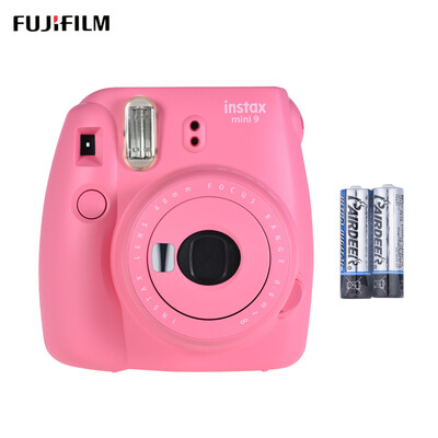 

Fujifilm Instax Mini 9 Instant Camera Film Cam with Selfie Mirror 2pcs Battery Lime Green