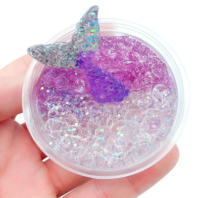 

〖Follure〗60ml Mermaid Mud Mixing Cloud Slime Putty Scented Stress Kids Clay Toy