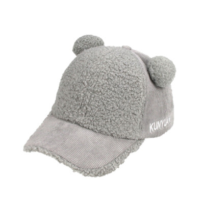 

New Fashion Baby Girl Cap Spring style Cartoon Kids Baseball Hat Outdoor Baby Boys Winter Warm cotton Sport cap