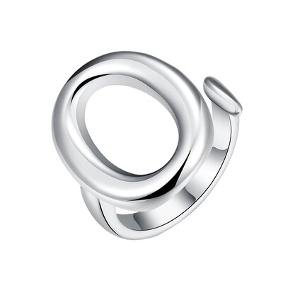 

Jewelry Plated Ring 925 Jewelry Silver Plated Fashion Jewelry O Opening Ring
