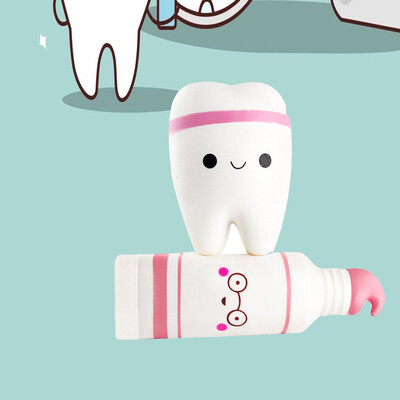 

Tailored Soft Toothpaste&Tooth Slow Rising Scented Relieve Stress Toy